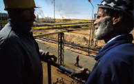حقول النفط بمنطقة حاسي مسعود بورقلة (الصورة: Getty)