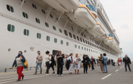 السفينة السياحية الإيطالية كوستا فينيتسيا (الصورة:الأناضول)