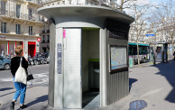 مرحاض عمومي في شوارع باريس (الصورة: بلدية باريس)