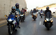 دراجون جزائريون في الطريق السيار (فيسبوك/الترا جزائر)