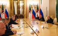 مباحثات بين الرئيس الجزائري ونظيره الروسي (فيسبوك/الترا جزائر)