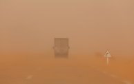  (الصورة: Getty) زوابع رملية بالصحراء الجزائرية