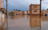 (الصورة: فيسبوك) أمطار في جنوب الجزائر