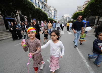 شارع أودان بالجزائر العاصمة (الصورة: فايز نورالدين/أ.ف.ب)