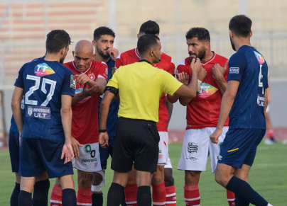 اللاعب حسين بن عيادة خلال مواجهة النجم الساحلي أمام الترجي (فيسبوك/الترا جزائر)