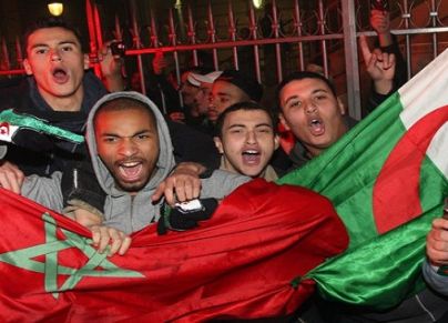 الجماهير الجزائرية والمغربية (فيسبوك/الترا جزائر)