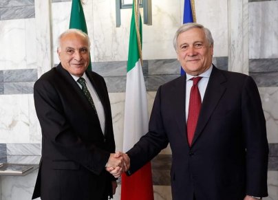 وزير الخارجية الإيطالي رفقة نظيره الجزائري (فيسبوك/الترا جزائر)