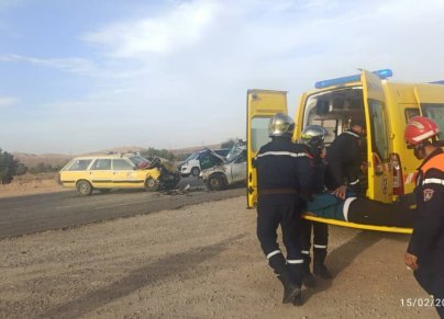 حادث مرور في الجزائر