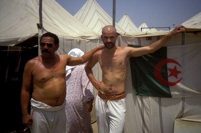 صورة لحجاج جزائريين سنة 1988 (الصورة: Getty)