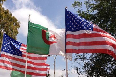 أعلام الجزائر والولايات المتحدة الأميركية (فيسبوك/الترا جزائر)