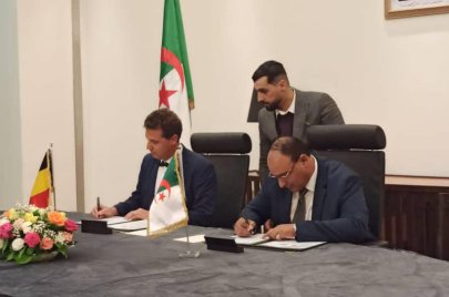 توقيع اتفاق بلجيكي جزائري