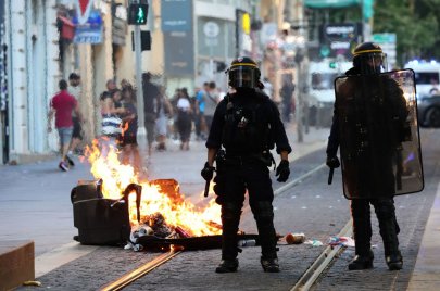 الشرطة الفرنسية تواجه حركة احتجاجية (الصورة:Getty)
