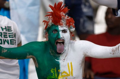  (الصورة: Getty) مشجع جزائري في "كان" كوت ديفوار
