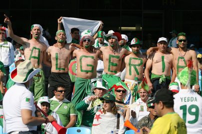  (الصورة: Getty) مشجعون جزائريون في مونديال جنوب أفريقيا 2010