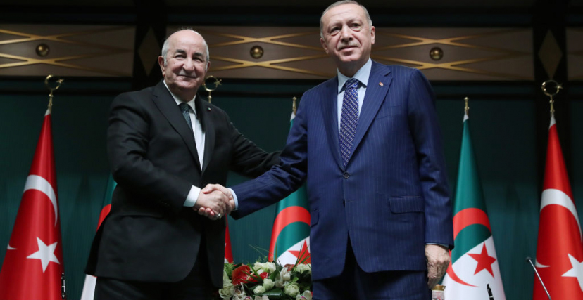 تبون حظي باستقبال رئاسي من قِبل نظيره التركي (الصورة:Getty)