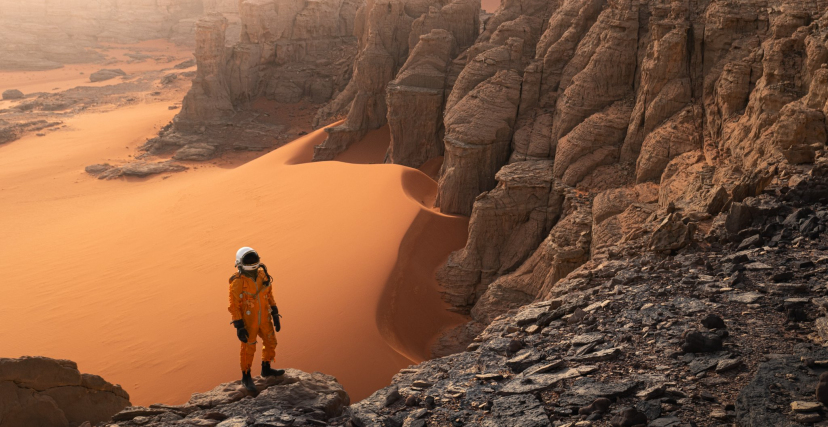الصحراء المريخ