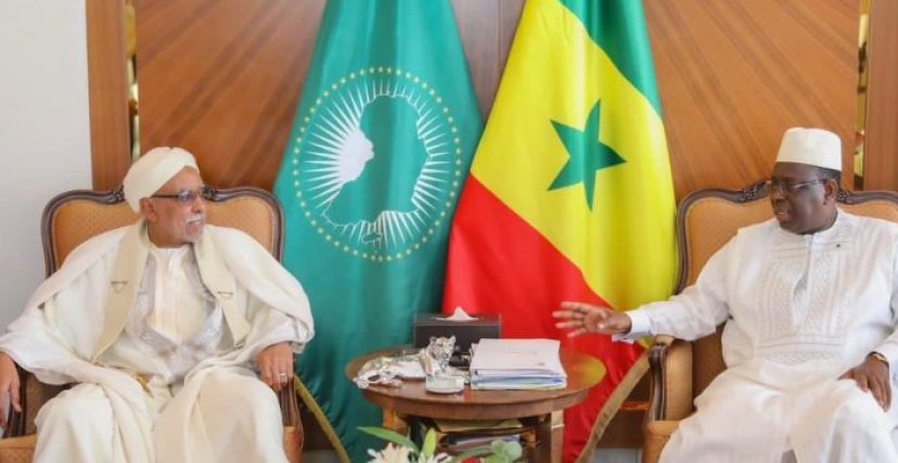 رئيس السنغال يستقبل زعيم الزاوية التجارية (فيسبوك/ الترا جزائر)