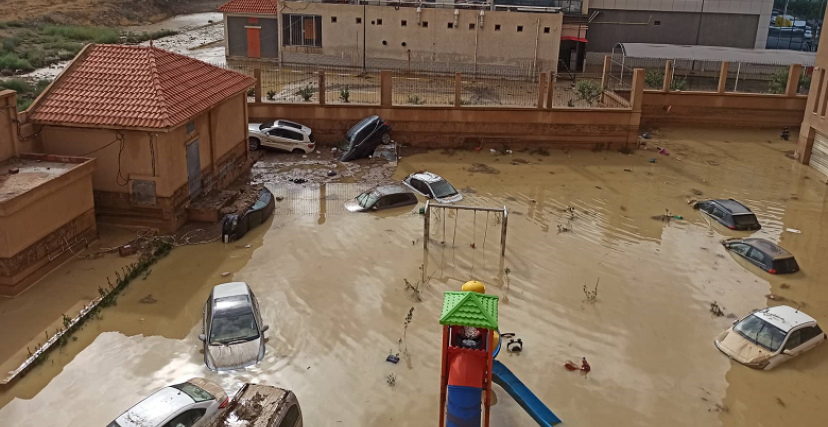 مخلفات الفيضانات بولاية برج بوعريريج (فيسبوك/الترا جزائر)