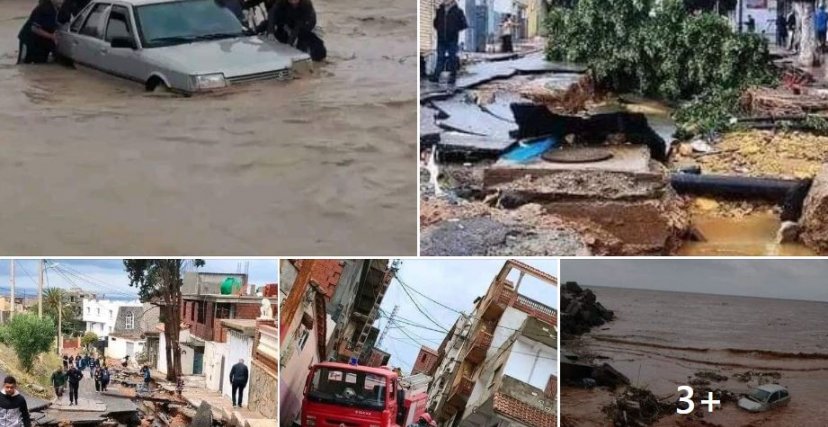 أمطار غزيرة في ولاية تيبازة (فيسبوك/الترا جزائر)