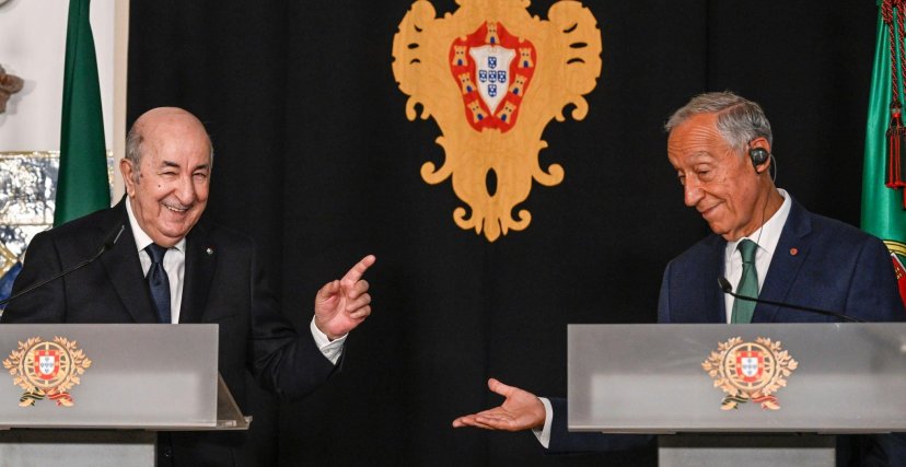 لقاء الرئيس عبد المجيد تبون بنظيره البرتغالي (فيسبوك/الترا جزائر)