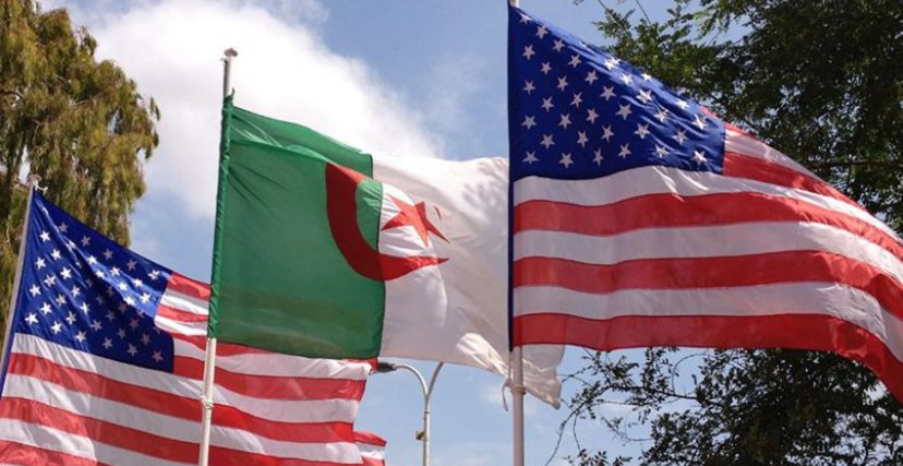 أعلام الجزائر والولايات المتحدة الأميركية (فيسبوك/الترا جزائر)