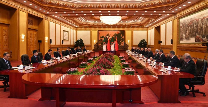 اجتماع صيني جزائري