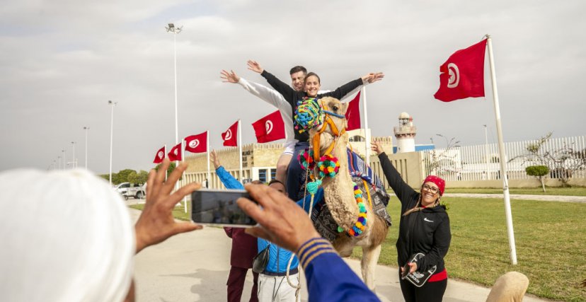 سياح في تونس (تصوير: ياسين غديري/الأناضول)