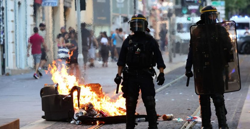 الشرطة الفرنسية تواجه حركة احتجاجية (الصورة:Getty)