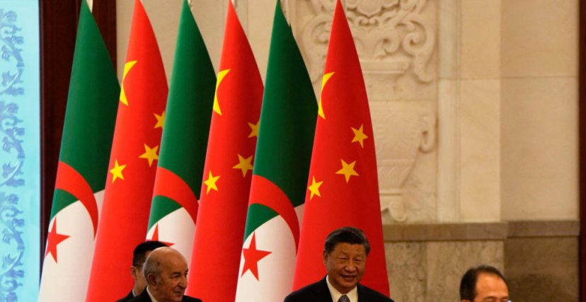 رئيس الجمهورية عبد المجيد تبون في بكين (الصورة: Getty)