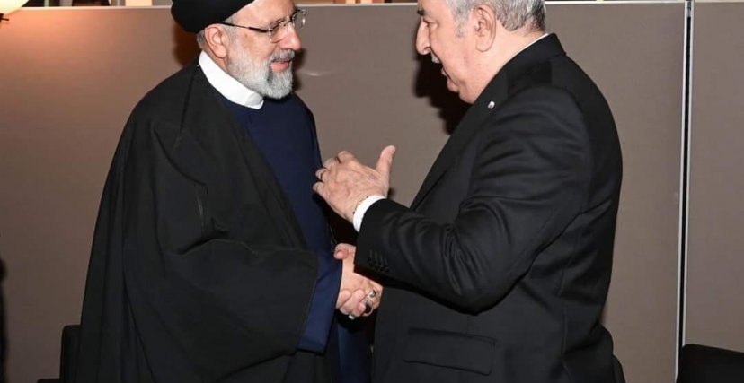 الرئيس عبد المجيد تبون يلتقي بنظيره الإيراني (فيسبوك/الترا جزائر)