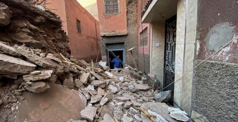 مخلفات الزلزال في المغرب (الصور: رويترز)