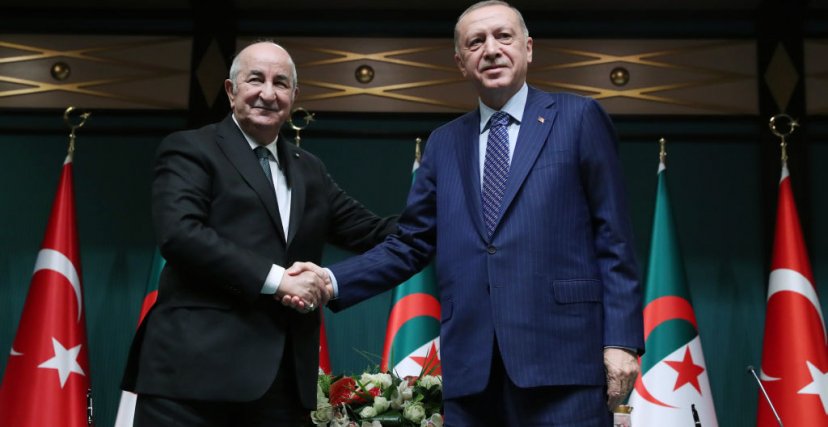 الرئيس تبون حظي باستقبال رسمي من نظيره التركي (الصورة: GETTY)