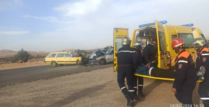 حادث مرور في الجزائر